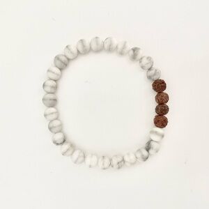 howlite mala bracelet